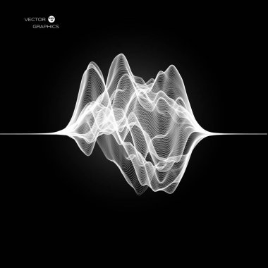 sinyal dalga tasarlamak vektör