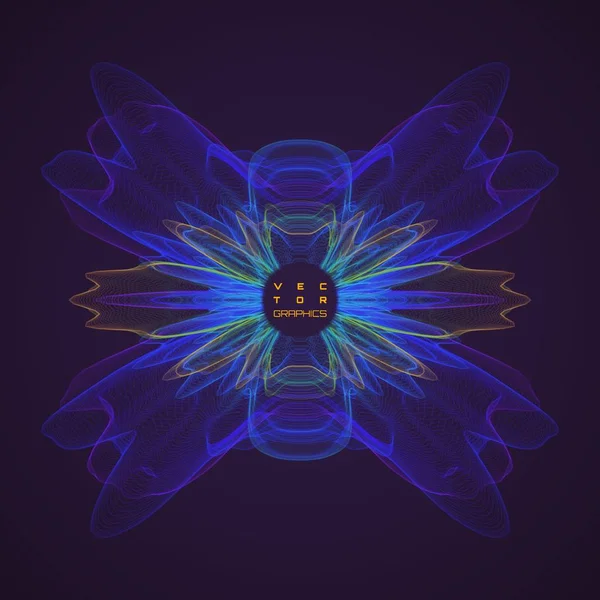 Elemento de diseño vectorial abstracto — Vector de stock