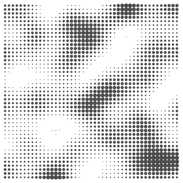 Abstract vector illustration made in generative art style Vector noise pattern. Halftone design vector element — Stock Vector