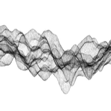 Basit yumuşak dalgalar. Malzeme ve doku taklidi. Müzik arka planı için vektör çizimi.