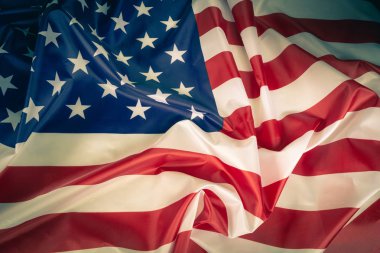 Closeup amerikan bayrağı arka plan