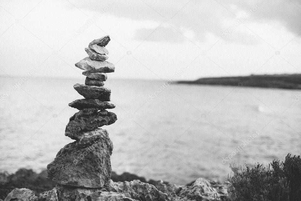 meditation from stones to the sea