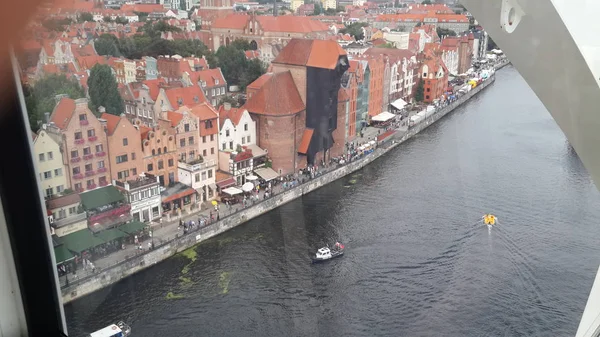 Widok Miasto Tradycyjną Architekturą Ciągu Dnia — Zdjęcie stockowe