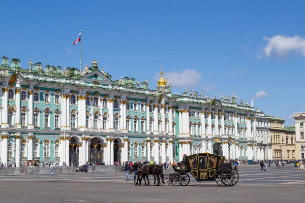 Росія Санкт Петербург Травня 2018 Чорний Перевезення Освоєння Двома Чорними — стокове фото