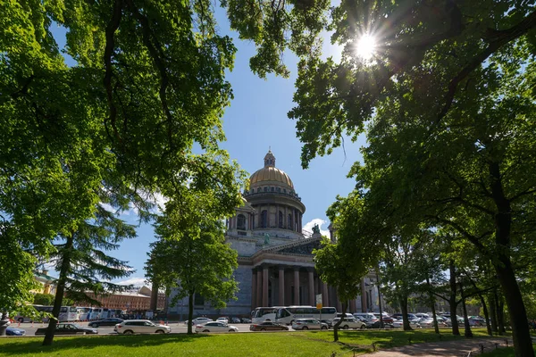 Росія Санкт Петербург Травня 2018 Погляд Санкт Ісаакіївським Собором Від — стокове фото