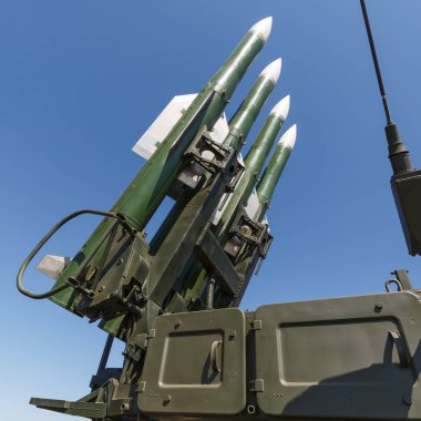 Kadamovskiy eğitim alanı, Rostov bölgesi, Rusya, 26 Ağustos 2018: Uluslararası askeri teknik forum ordu-2018. Modern Rus askeri mobil radar istasyonu 1l 119