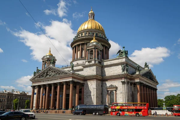 Росія Санкт Петербург Травня 2018 Погляд Санкт Ісаакіївським Собором Боку — стокове фото