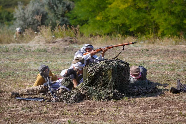 Sambek Rostov Region Federacja Rosyjska Sierpień 2018 Festiwal Historyczny Sambek — Zdjęcie stockowe