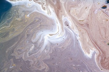 Petrol kirli deniz yüzeyi arka plan veya arka plan olarak