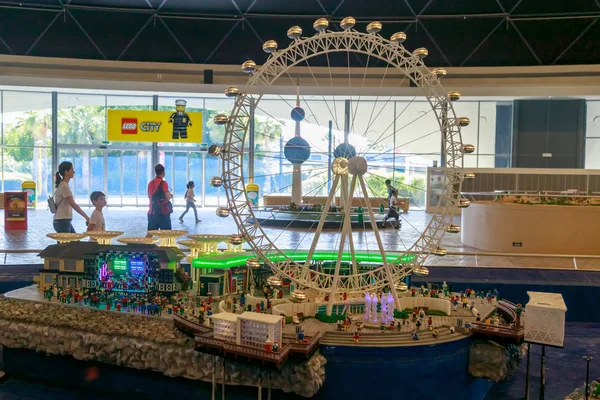 Dubai Emirati Arabi Uniti Gennaio 2019 Lego Miniatura Della Ruota — Foto Stock