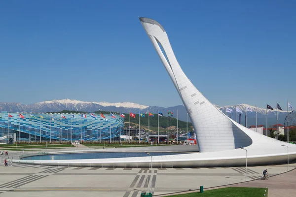 Sochi Région Krasnodar Russie Mai 2017 Flamme Bowl Olympique Dans — Photo