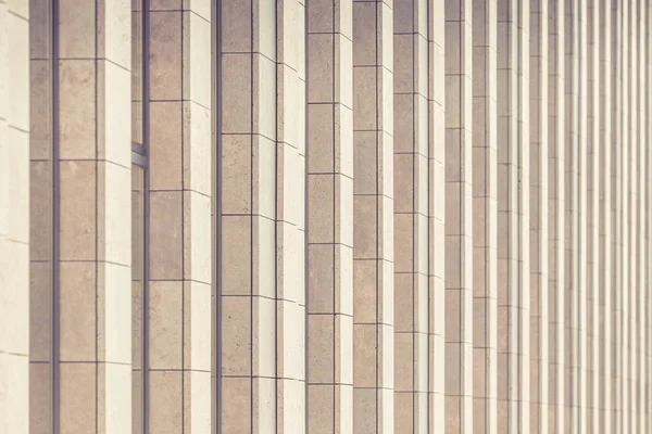 Elementos Arquitectónicos Verticales Edificio Moderno Como Fondo Imagen Tonificada — Foto de Stock