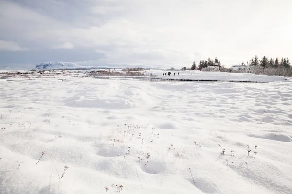 Εθνικό Πάρκο Thingvellir Καλύτερα Γνωστό Εθνικό Πάρκο Pingvellir Ισλανδίας Κατά — Φωτογραφία Αρχείου