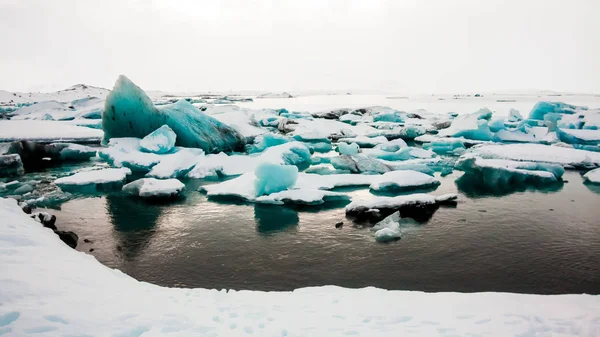 Jokulsarlon Льодовикова Лагуна Більш Відома Лагуна Айсберга Розташована Національному Парку — стокове фото
