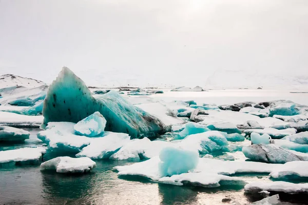 Jokulsarlon Ist Eine Gletscherlagune Oder Besser Bekannt Als Iceberg Lagoon — Stockfoto