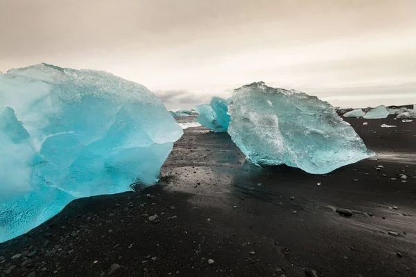 Jokulsarlon 빙하기의 나조컬 공원에 Iceberg Lagoon 알려져 — 스톡 사진