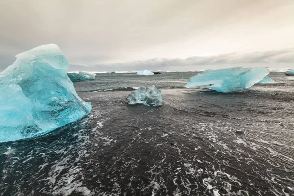 Jokulsarlon Glacial Lagoon More Known Iceberg Lagoon Which Located Vatnajokull — стоковое фото