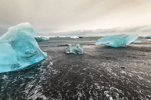 Jokulsarlon Uma Lagoa Glacial Mais Conhecida Como Lagoa Iceberg Localizada — Fotografia de Stock