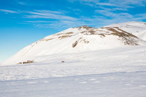 柯克朱夫附近的斯奈弗勒斯维格美丽的冬季雪景 — 图库照片