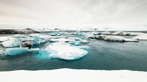 Jokulsarlon Uma Lagoa Glacial Mais Conhecida Como Lagoa Iceberg Localizada Fotografia De Stock