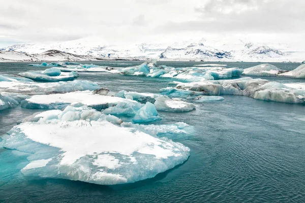 Jokulsarlon Glacial Lagoon Better Known Iceberg Lagoon Which Located Vatnajokull — Stock Photo, Image