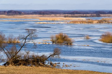 Biebrzanski Park Narodowy 'de. Wiosna nad Biebrza. Rozlewiska Biebrzy