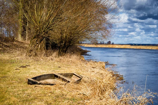 Wiosna Podlasiu Dolina Rzeki Narwi Suprasli Rzeki Podlasia — Stock fotografie