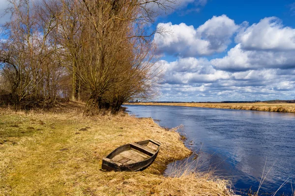 Wiosna Podlasiu Dolina Rzeki Narwi Suprasli Rzeki Podlasia — Photo