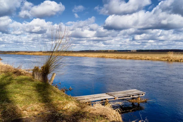 Wiosna Podlasiu Dolina Rzeki Narwi Suprasli Rzeki Podlasia — Photo