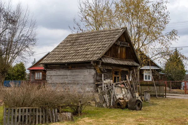 Architektura Drewniana Podlasia Dolina Gornej Narwi — Stock Photo, Image