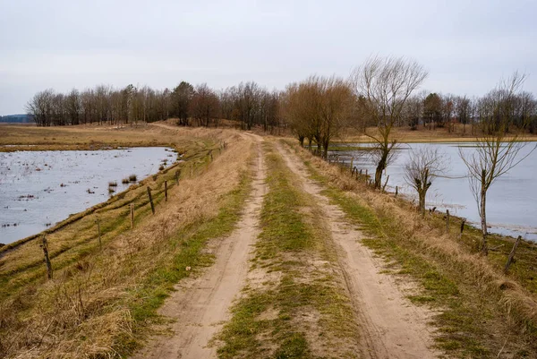 Rozlewiska Narwi Biebrzy Wiosna Podlasiu — Photo