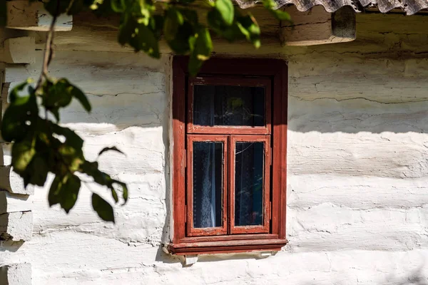 Bellezza Dell Architettura Legno Podlasie Terra Delle Persiane Aperte Polonia — Foto Stock