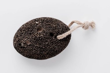 Sünger taşı. Ev yapımı topuk bakımı.