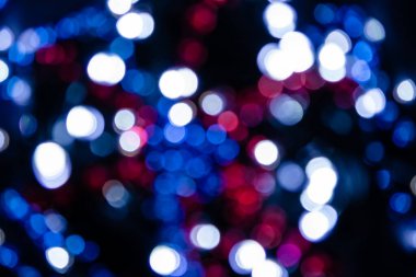 Odaklanamayan ışıkların soyut arkaplanı. Neşeli arkaplan