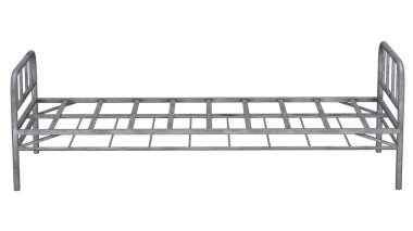 3d çerçeve metal yatak
