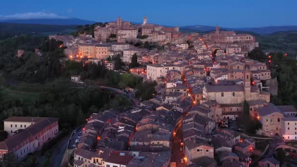 Itália Toscana Província Siena Montepulciano — Vídeo de Stock