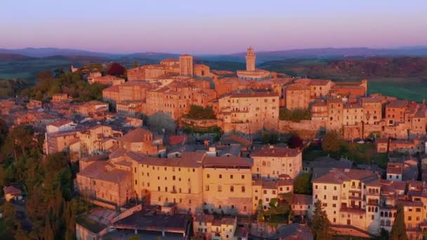 Italia Toscana Provincia Siena Montepulciano — Vídeo de stock