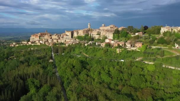 Italy Tuscany Siena Province Montepulciano Sanctuary San Biagio — Stock Video