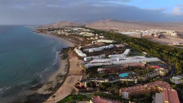 Espanha Ilhas Canárias Fuerteventura Península Jandia Costa Calma — Vídeo de Stock