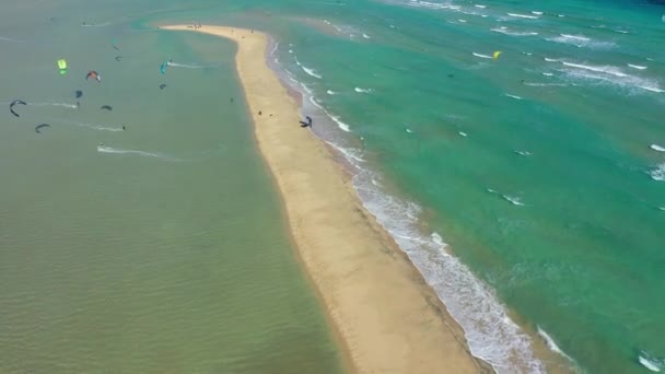 España Islas Canarias Fuerteventura Península Jandia Risco Del Paso Playas — Vídeos de Stock