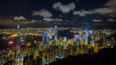 Victoria Peak, Hong Kong, Çin 'den Viktorya Limanı