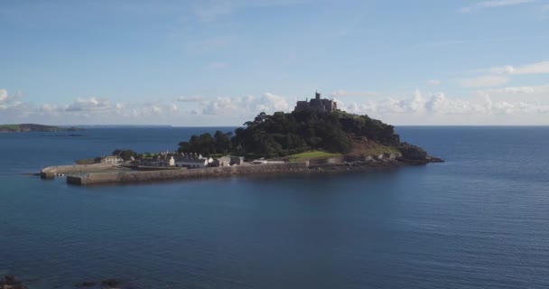 Reino Unido Inglaterra Cornwall Marazion Michaels Mount — Vídeo de stock