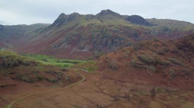 Langdale Pikes, Lake District Ulusal Parkı, Cumbria, İngiltere, İngiltere