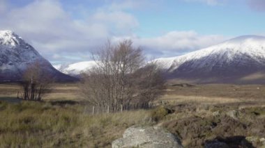 Birleşik Krallık, İskoçya, İskoçya Bölgesi, Batı Highlands, Glencoe (Glen Coe), Rannoch Moor, Blackrock Kulübesi