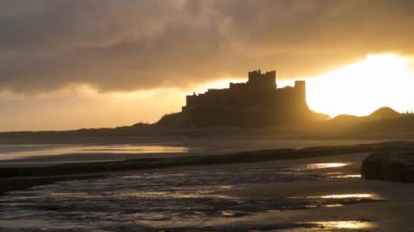 Birleşik Krallık, Northumberland, Bamburgh, Bamburgh Kalesi