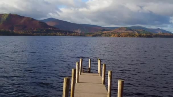 Royaume Uni Angleterre Cumbria Lake District National Park Derwent Water — Video