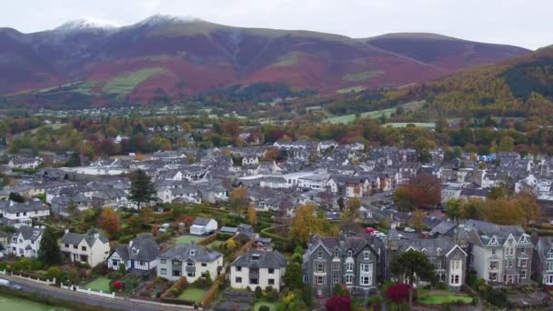 Reino Unido Inglaterra Cumbria Lake District National Park Keswick Skiddaw — Vídeo de stock