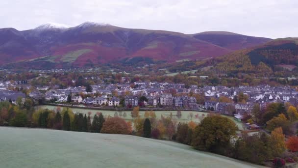 Reino Unido Inglaterra Cumbria Lake District National Park Keswick Skiddaw — Vídeos de Stock