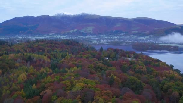 Royaume Uni Angleterre Cumbria Lake District National Park Derwent Eau — Video