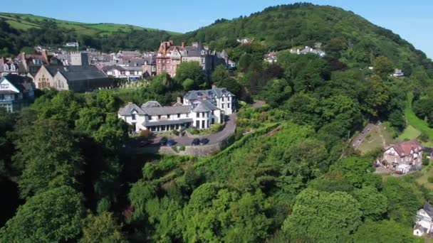 Zjednoczone Królestwo Devon North Devon Coast Lynton — Wideo stockowe